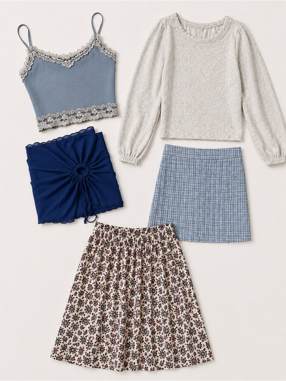 Soft Preppy/Coquette bundle • set • lot  size small